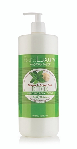 Bare Luxury käte-ja kehalosjoon Bare Luxury Detox (ginger&green tea) lotion 946 ml