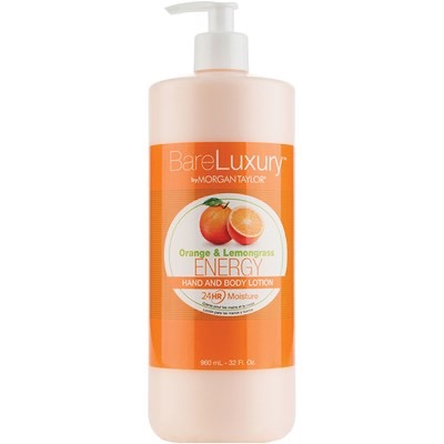 Bare Luxury käte-ja kehalosjoon Bare Luxury Energy (orange&lemongrass) lotion 946 ml