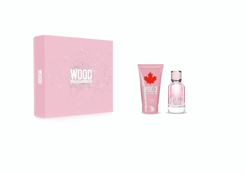 DSQUARED2 Wood Femme edt kinkekomplekt naistele 30 ml+ihupiim 50 ml