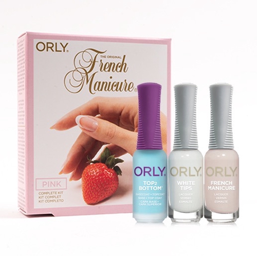 French Manicure Kit Pink prantsuse maniküüri komplekt