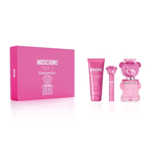 Moschino TOY2 Bubble Gum edt kinkekomplekt naistele 100 ml+ihupiim 100 ml+edt spray 10 ml