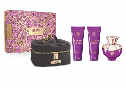 Versace Dylan Purple edp kinkekomplekt naistele 100 ml+dušigeel 100 ml+ihupiim 100 ml