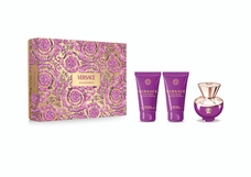 Versace  Dylan Purple edp kinkekomplekt naistele 50 ml+dušigeel 50 ml+ihupiim 50 ml 