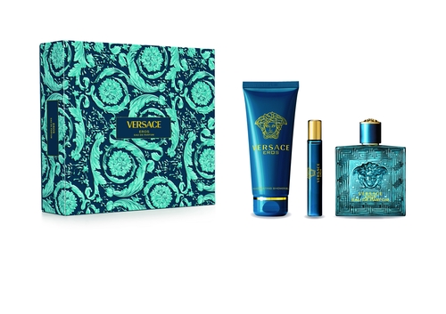 Versace Eros edp kinkekomplekt meestele  100 ml+ dušigeel 150 ml +edp spray 10 ml